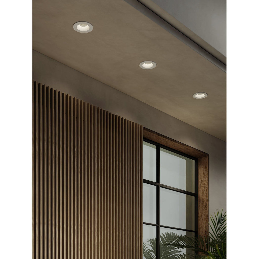 1326080 Kos Outdoor 1 Light Downlight Matt White
