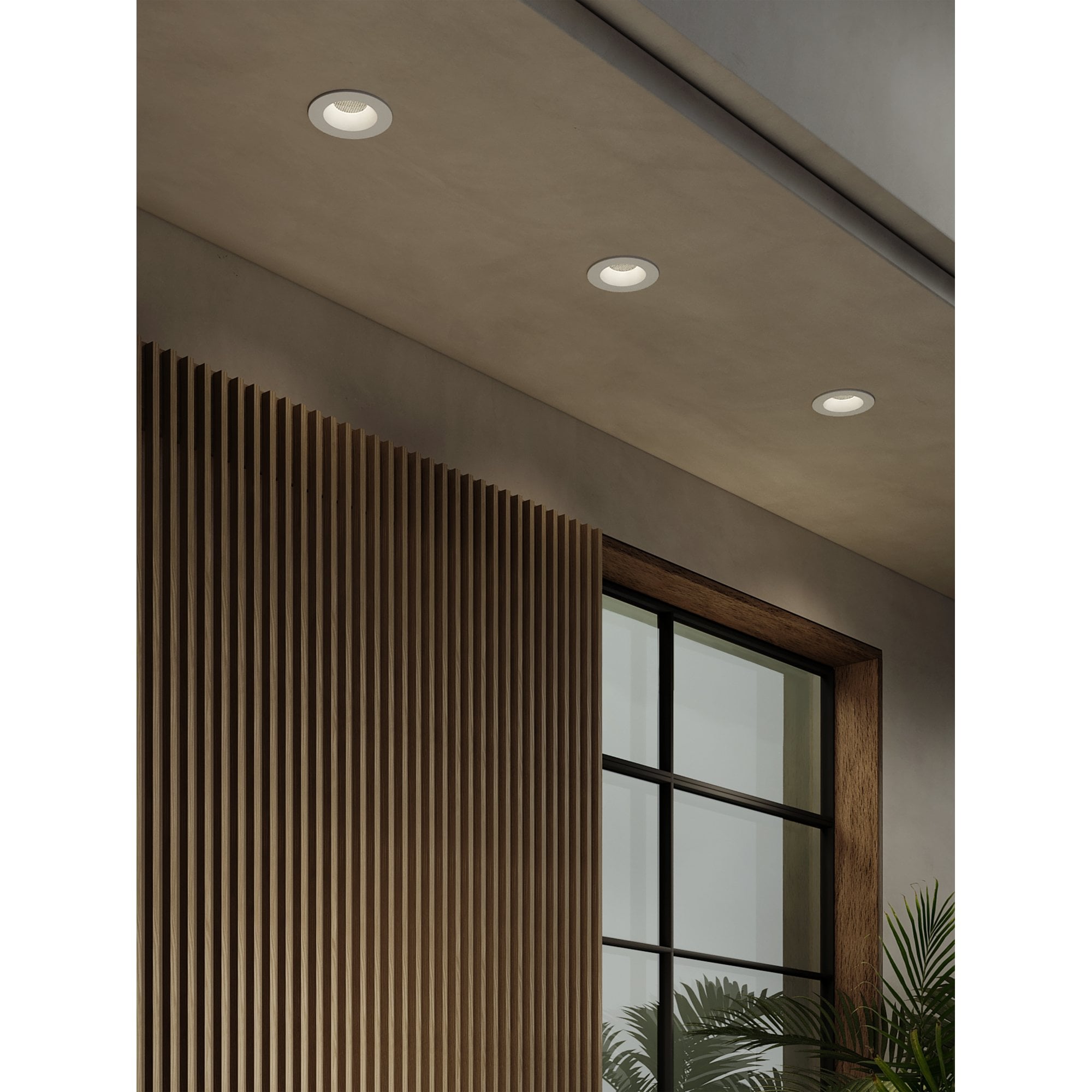 1326080 Kos Outdoor 1 Light Downlight Matt White