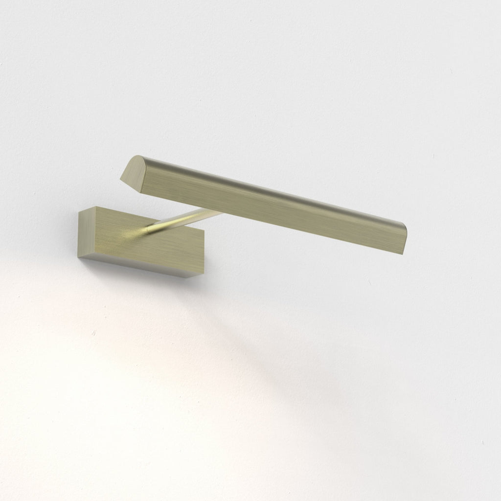 1371030 Renoir 1 Light LED Picture Light Matt Brushed Brass