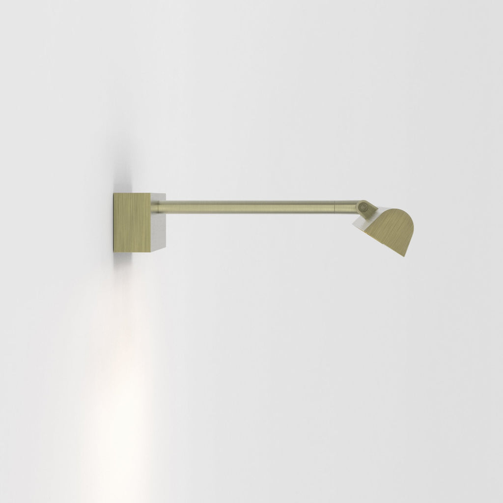 1371030 Renoir 1 Light LED Picture Light Matt Brushed Brass