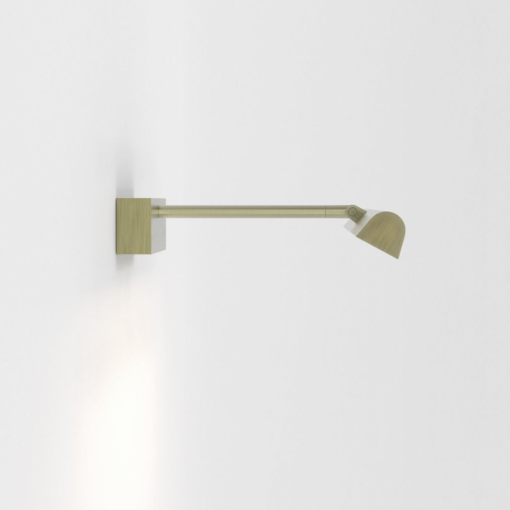 1371031 Renoir 1 Light LED Picture Light Matt Brushed Brass