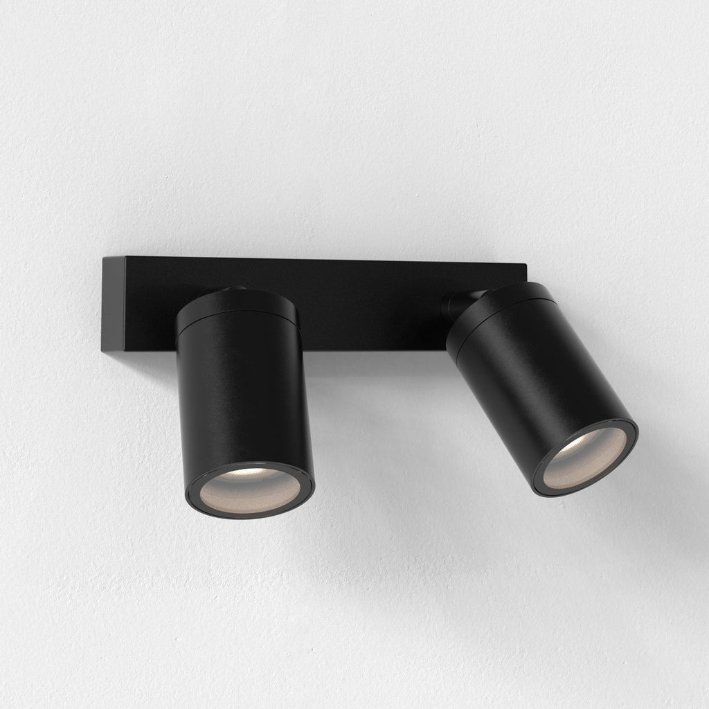 1372016 Dartmouth Outdoor 2 Light Spotlight Textured Black