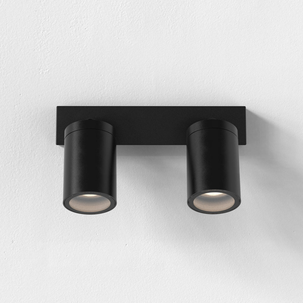 1372016 Dartmouth Outdoor 2 Light Spotlight Textured Black