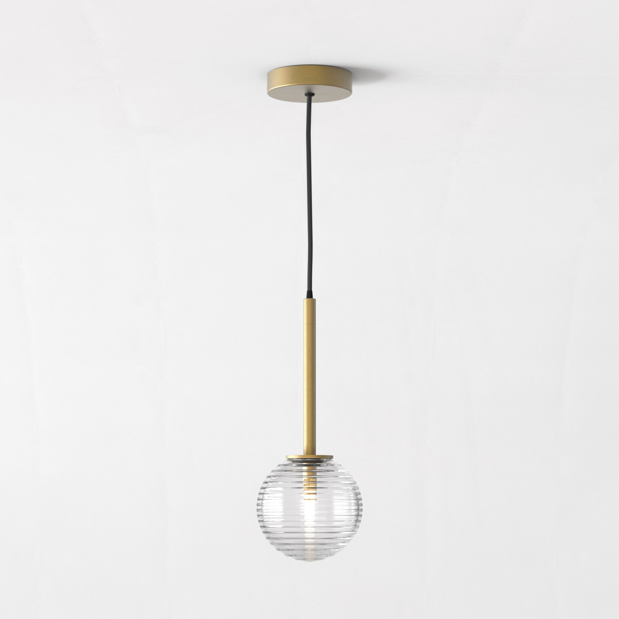 1429024 Tacoma 1 Light Pendant Light Antique Brass Fitting Only (S)