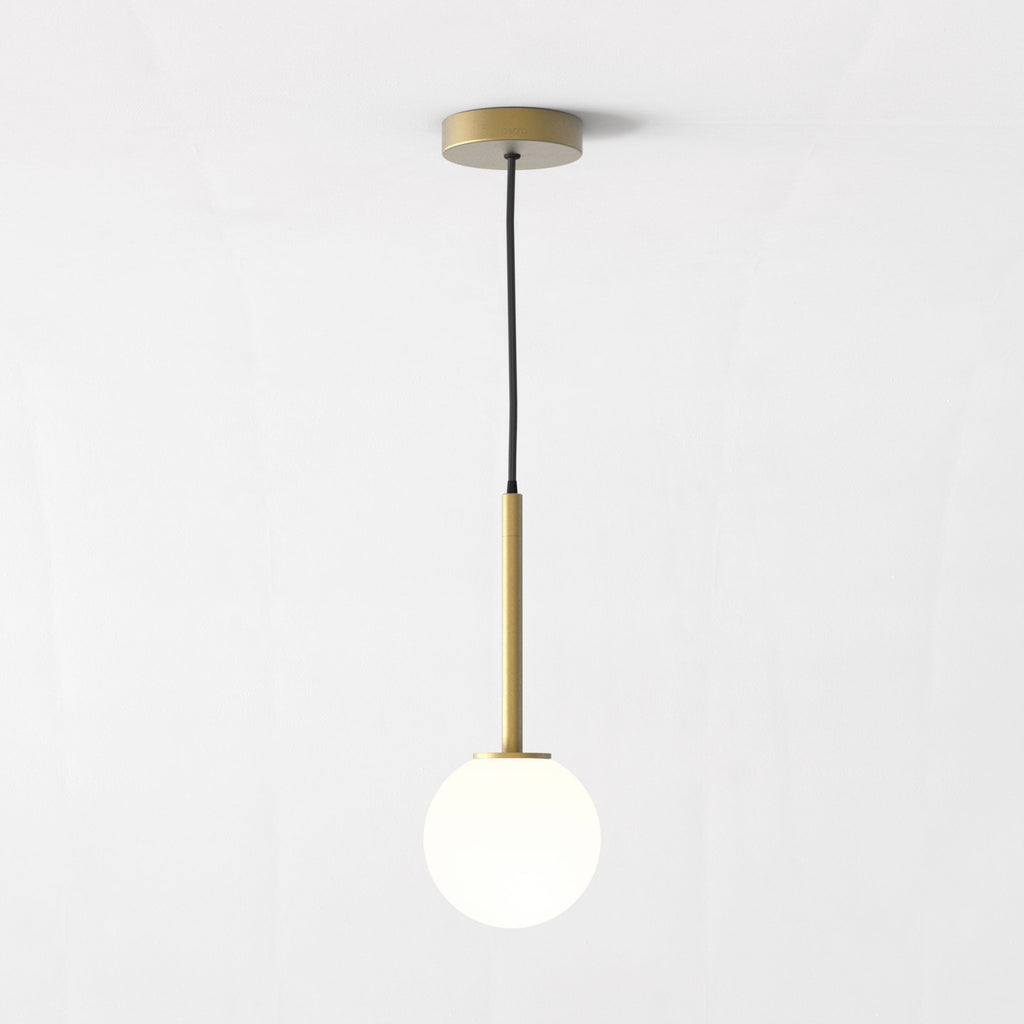 1429024 Tacoma 1 Light Pendant Light Antique Brass Fitting Only (S)
