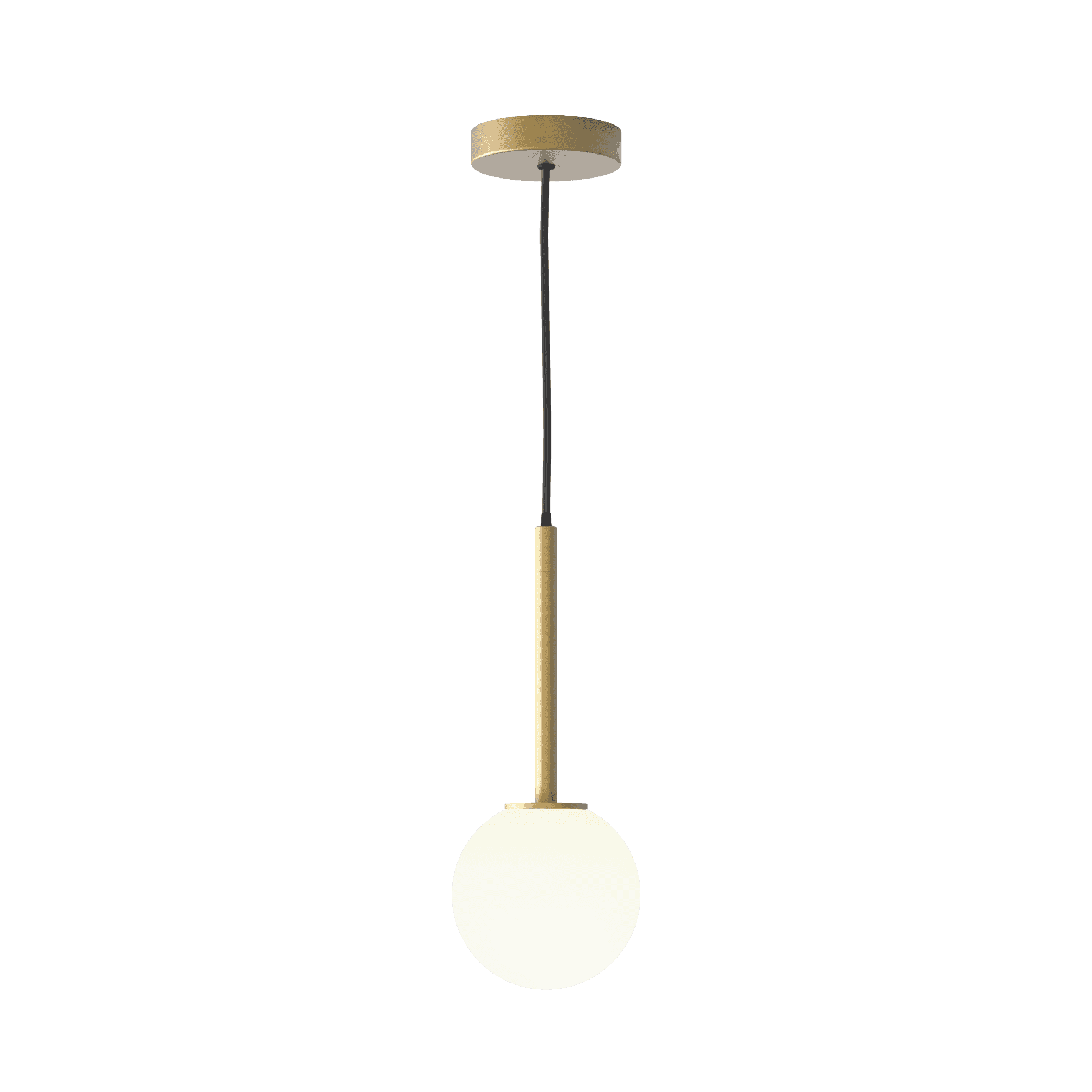 1429024 Tacoma 1 Light Pendant Light Antique Brass Fitting Only (S)