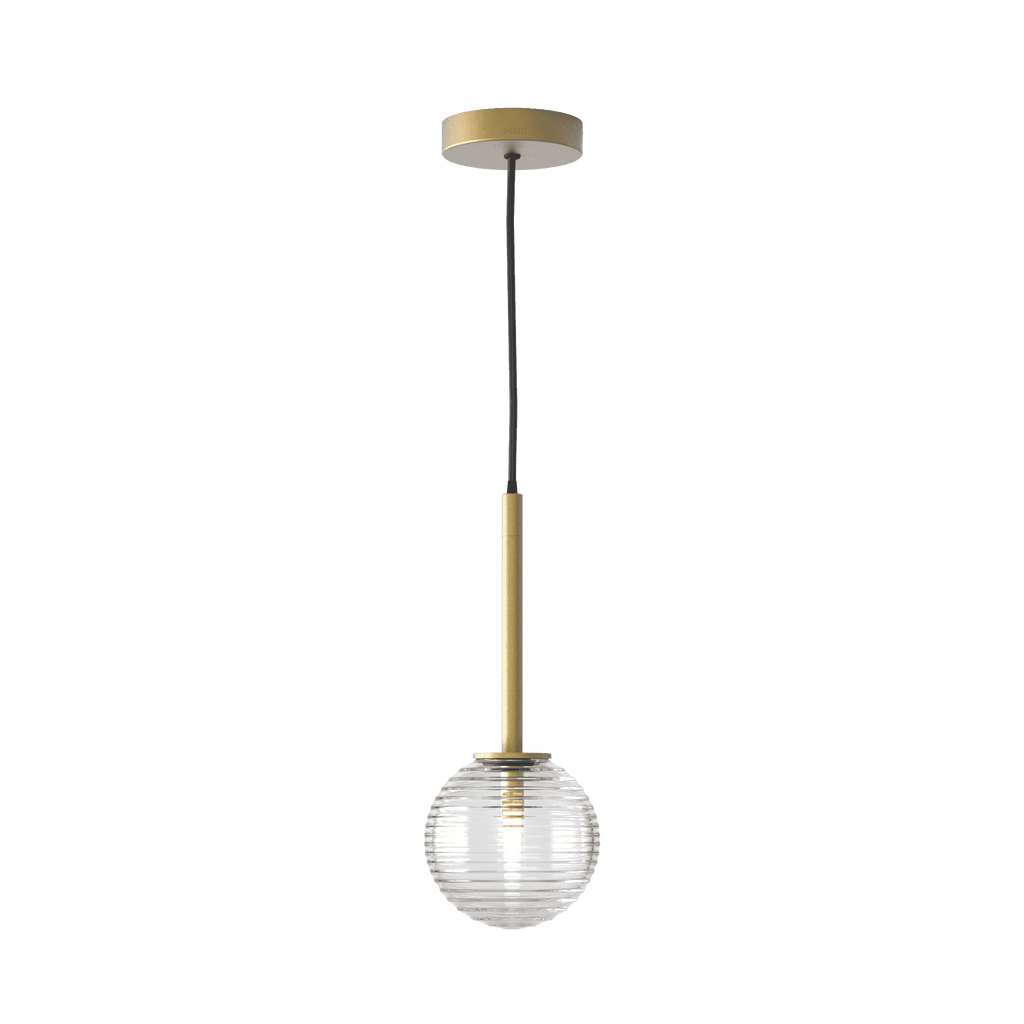 1429024 Tacoma 1 Light Pendant Light Antique Brass Fitting Only (S)