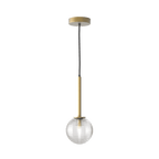 1429024 Tacoma 1 Light Pendant Light Antique Brass Fitting Only (S)