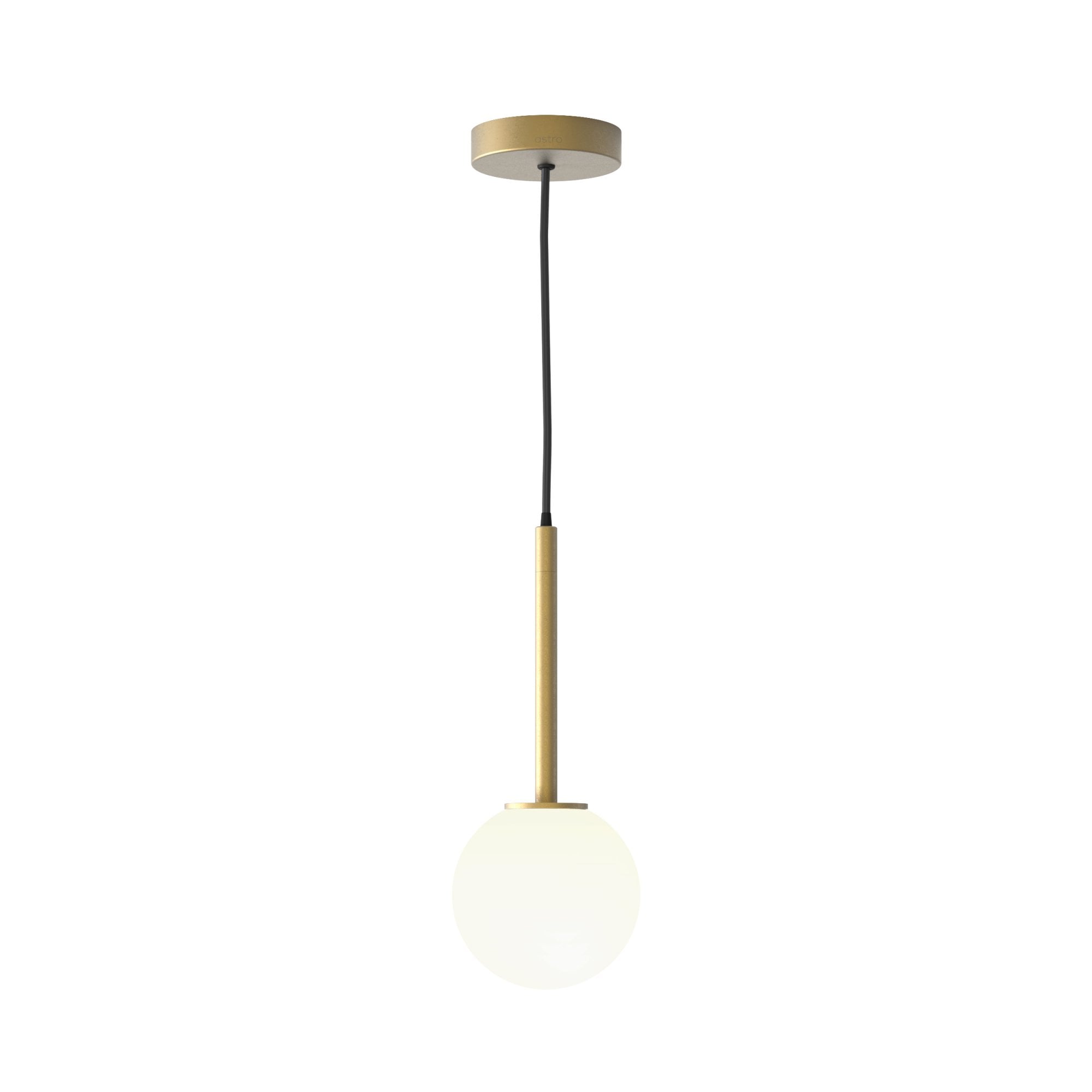 1429024 Tacoma 1 Light Pendant Light Antique Brass Fitting Only (S)