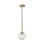 1429024 Tacoma 1 Light Pendant Light Antique Brass Fitting Only (S)