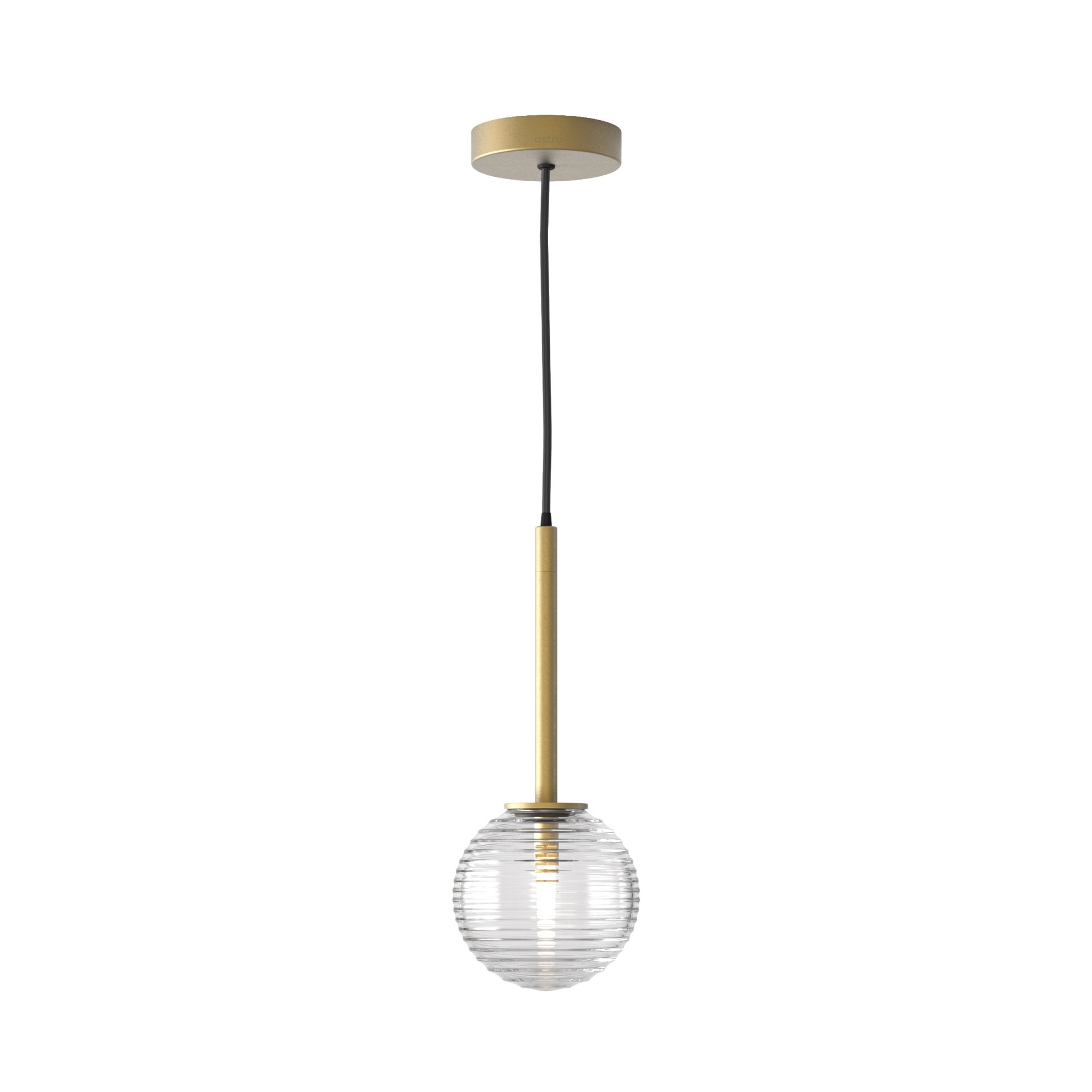 1429024 Tacoma 1 Light Pendant Light Antique Brass Fitting Only (S)