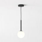 1429025 Tacoma 1 Light Pendant Light Matt Black Fitting Only