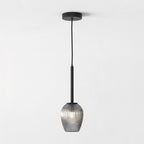 1429025 Tacoma 1 Light Pendant Light Matt Black Fitting Only
