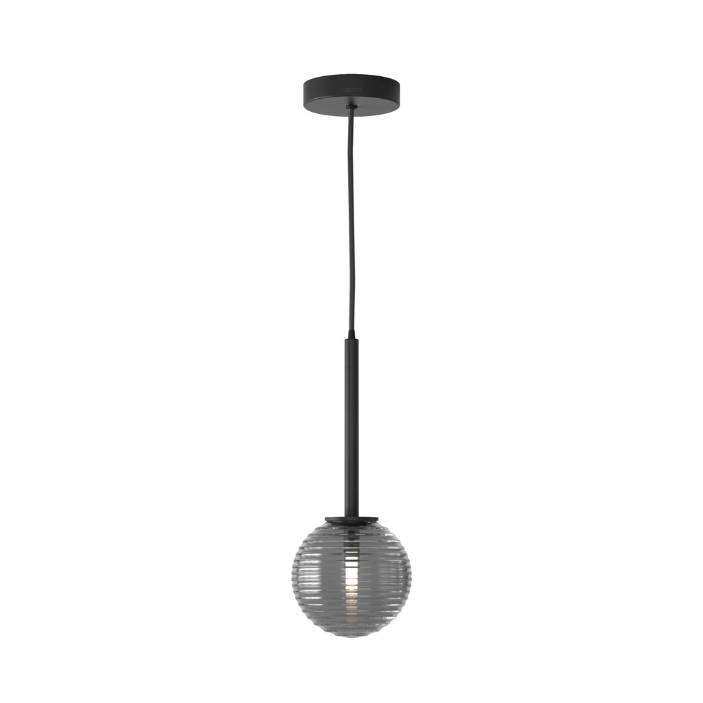 1429025 Tacoma 1 Light Pendant Light Matt Black Fitting Only