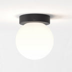1429027 Tacoma Bathroom 1 Light Wall/Ceiling Matt Black Fitting Only