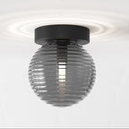 1429027 Tacoma Bathroom 1 Light Wall/Ceiling Matt Black Fitting Only