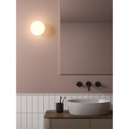 1429027 Tacoma Bathroom 1 Light Wall/Ceiling Matt Black Fitting Only