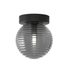 1429027 Tacoma Bathroom 1 Light Wall/Ceiling Matt Black Fitting Only