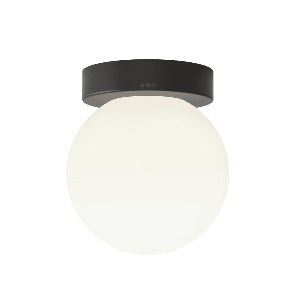 1429027 Tacoma Bathroom 1 Light Wall/Ceiling Matt Black Fitting Only