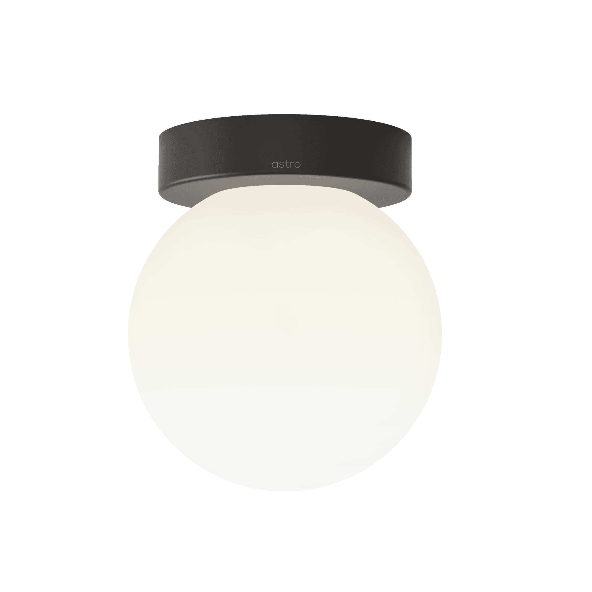 1429027 Tacoma Bathroom 1 Light Wall/Ceiling Matt Black Fitting Only