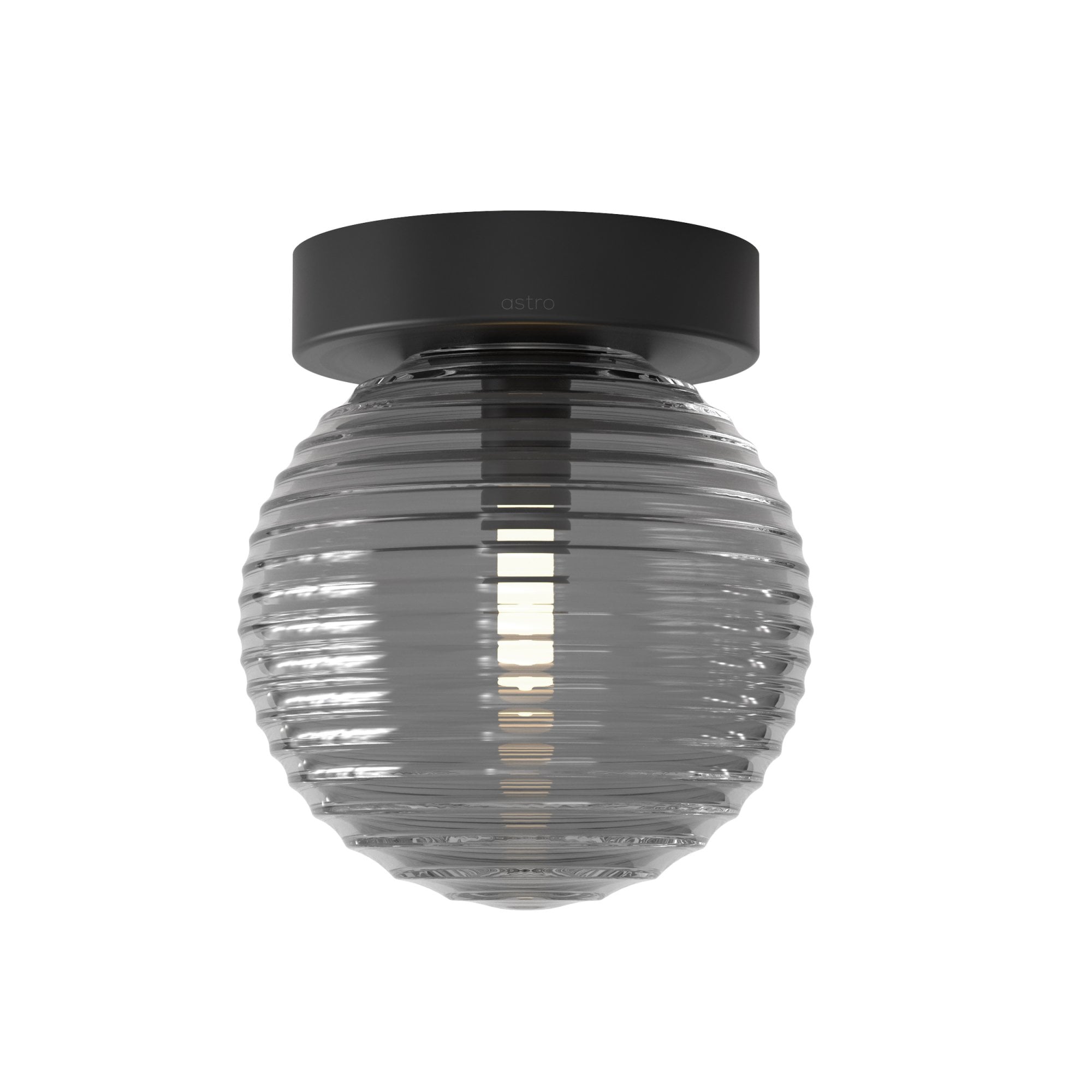 1429027 Tacoma Bathroom 1 Light Wall/Ceiling Matt Black Fitting Only