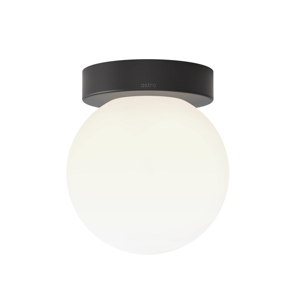 1429027 Tacoma Bathroom 1 Light Wall/Ceiling Matt Black Fitting Only
