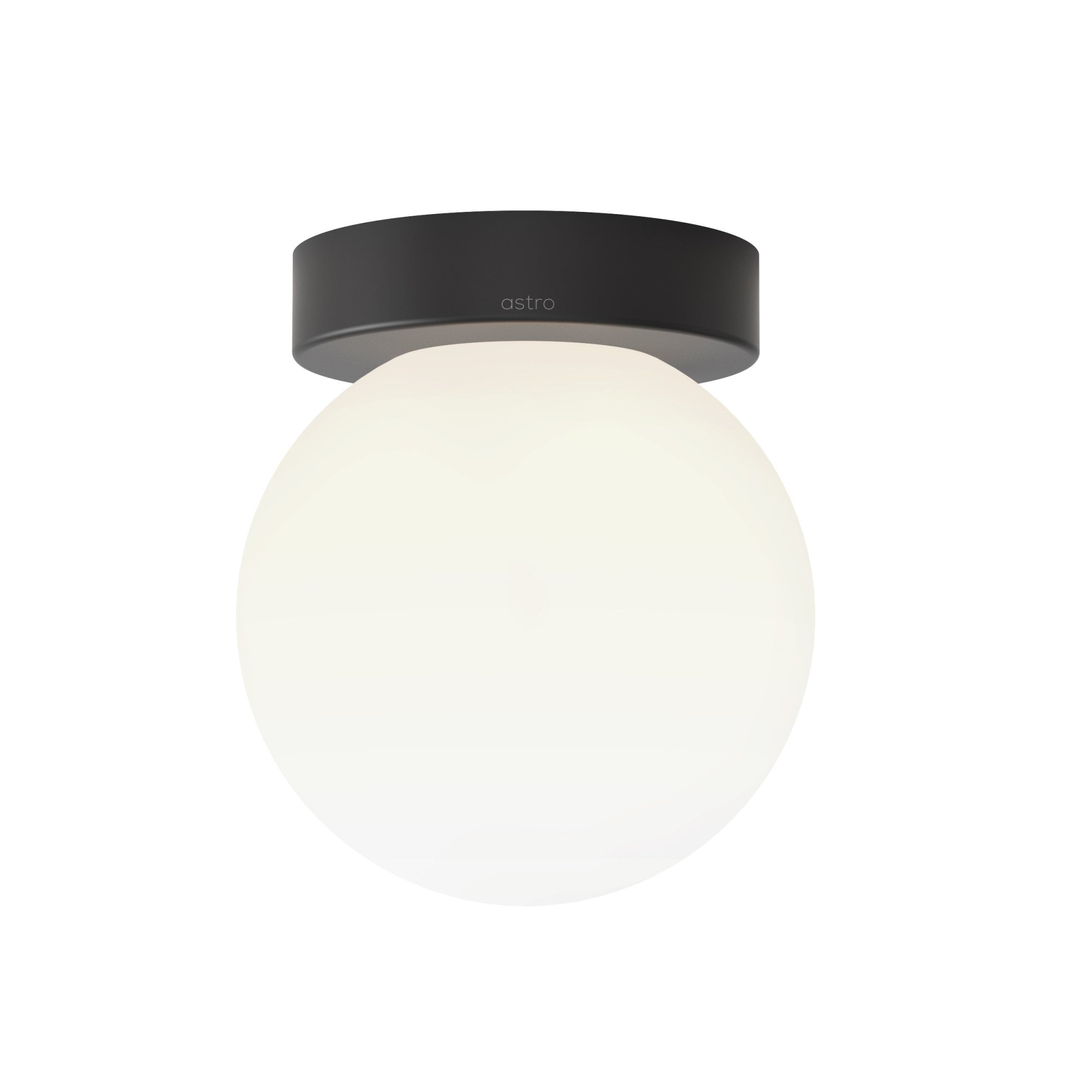 1429027 Tacoma Bathroom 1 Light Wall/Ceiling Matt Black Fitting Only