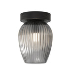 1429027 Tacoma Bathroom 1 Light Wall/Ceiling Matt Black Fitting Only
