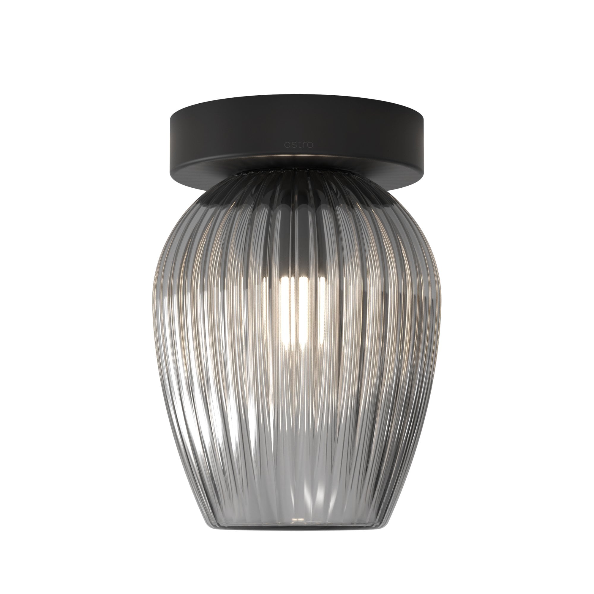 1429027 Tacoma Bathroom 1 Light Wall/Ceiling Matt Black Fitting Only