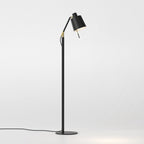 1441017 Edward 1 Light Floor Light Matt Black Base Only