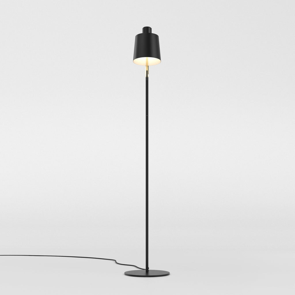 1441017 Edward 1 Light Floor Light Matt Black Base Only