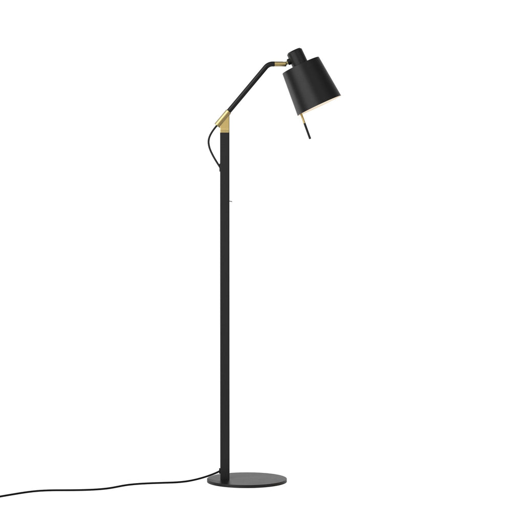 1441017 Edward 1 Light Floor Light Matt Black Base Only