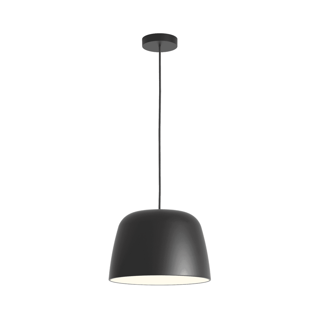 1456009 Taiko 1 Light Pendant Light Matt Black