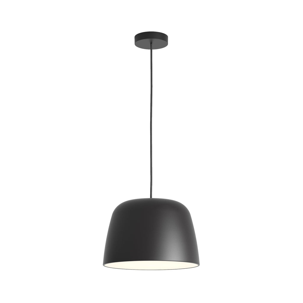 1456009 Taiko 1 Light Pendant Light Matt Black
