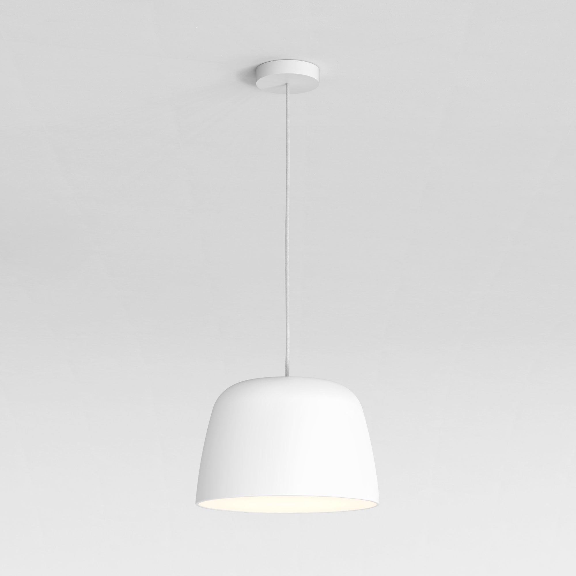 1456010 Taiko 1 Light Pendant Light Matt White