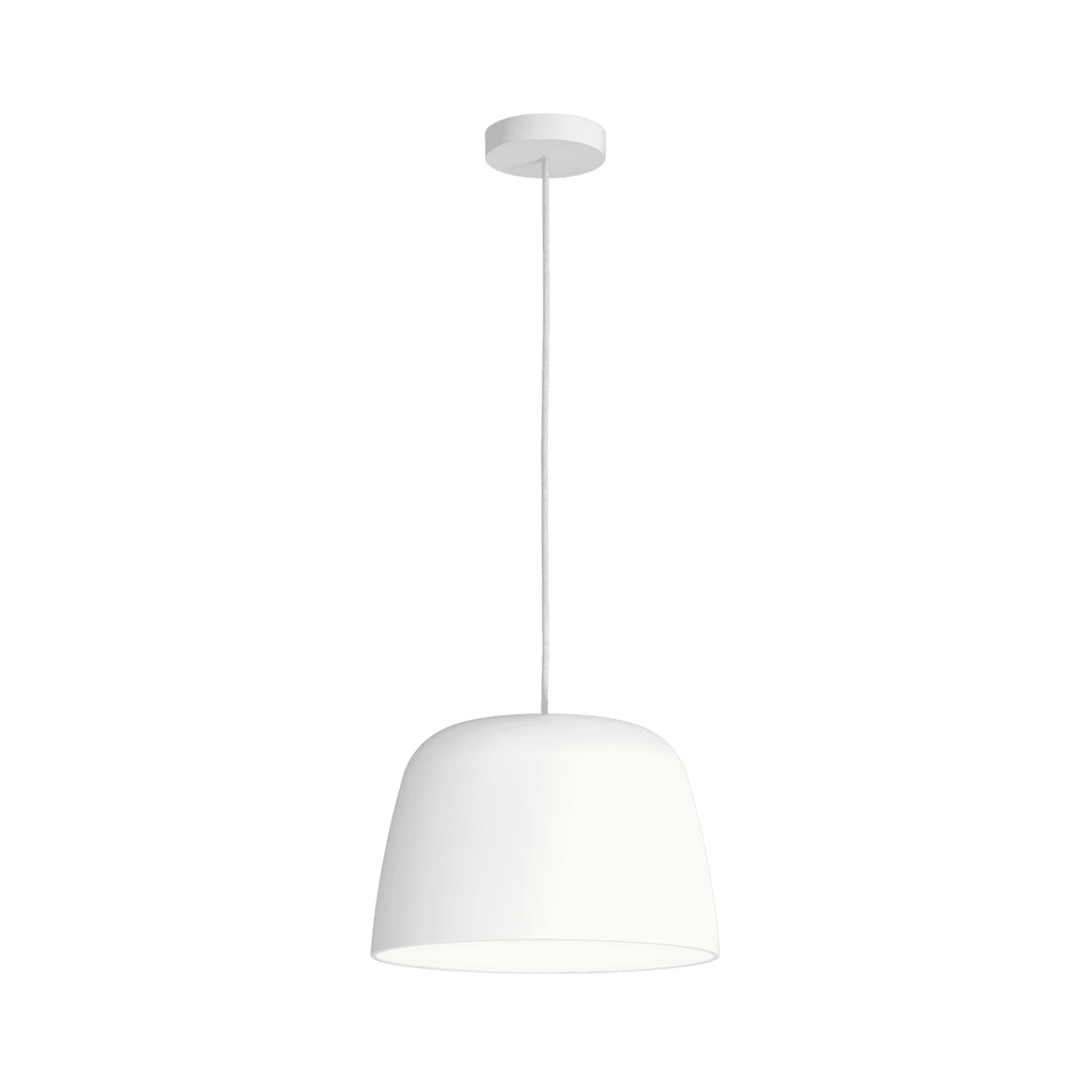 1456010 Taiko 1 Light Pendant Light Matt White