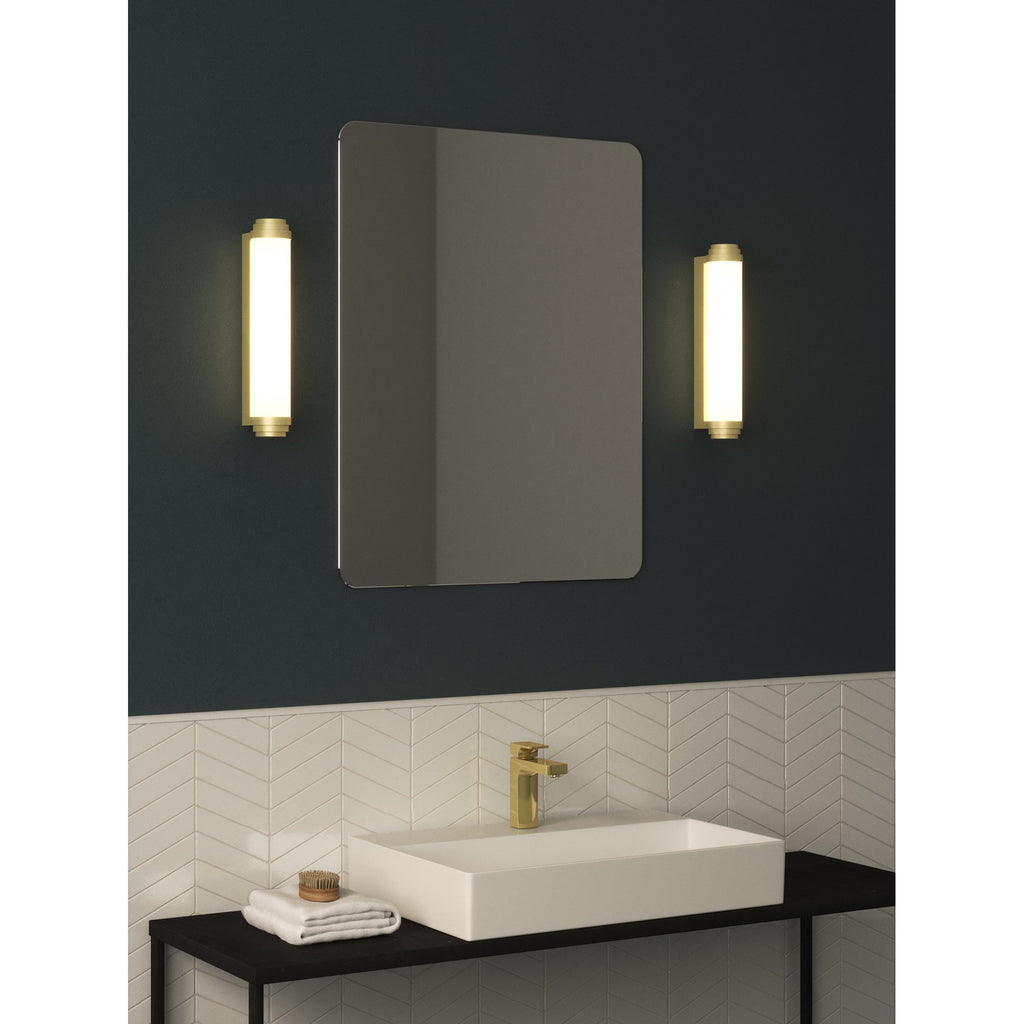 1477003 Burlington Bathroom 1 Light LED Wall Light Matt Gold