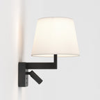 1480018 Beaumont 1 Light Combination Reader Matt Black Fitting Only (P)