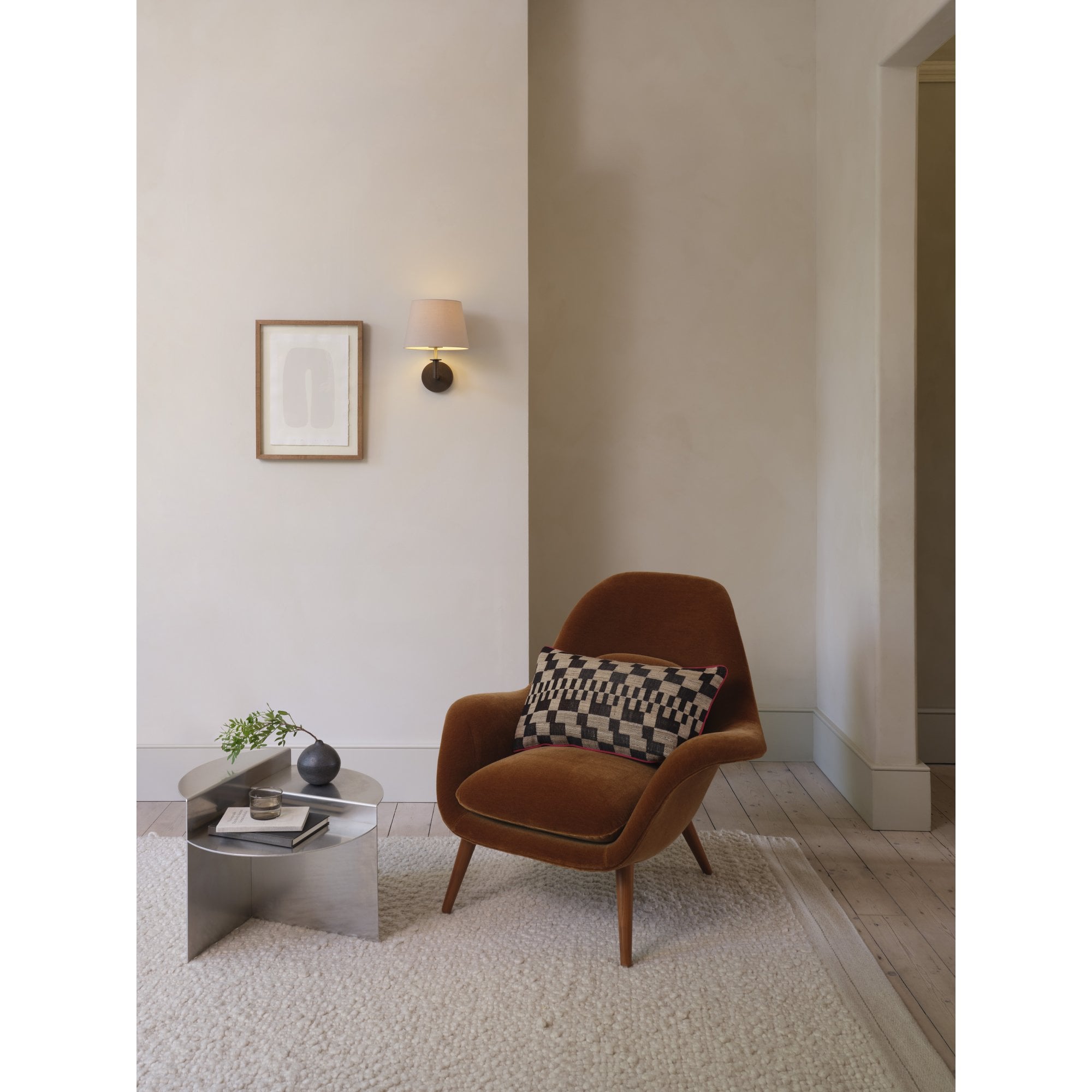 1483010 Club 1 Light Wall Light Bronze Fitting Only
