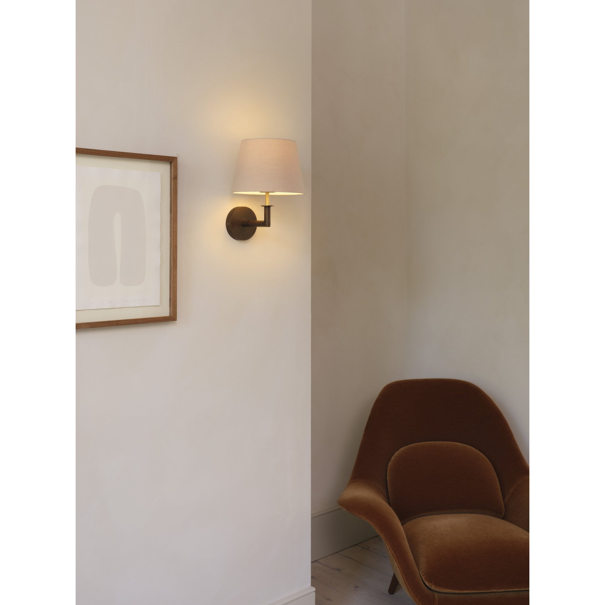 1483010 Club 1 Light Wall Light Bronze Fitting Only