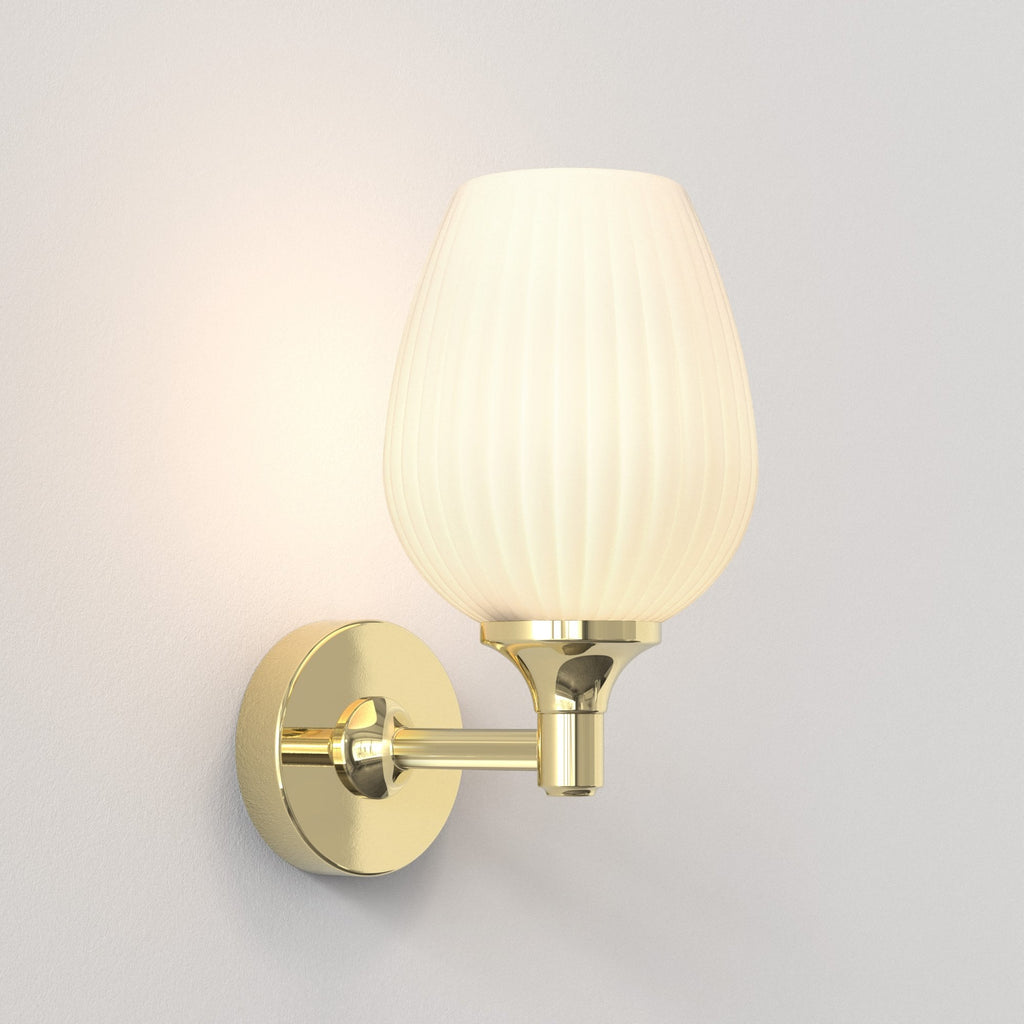 1485002 Liberty Bathroom 1 Light Wall Light Polished Brass