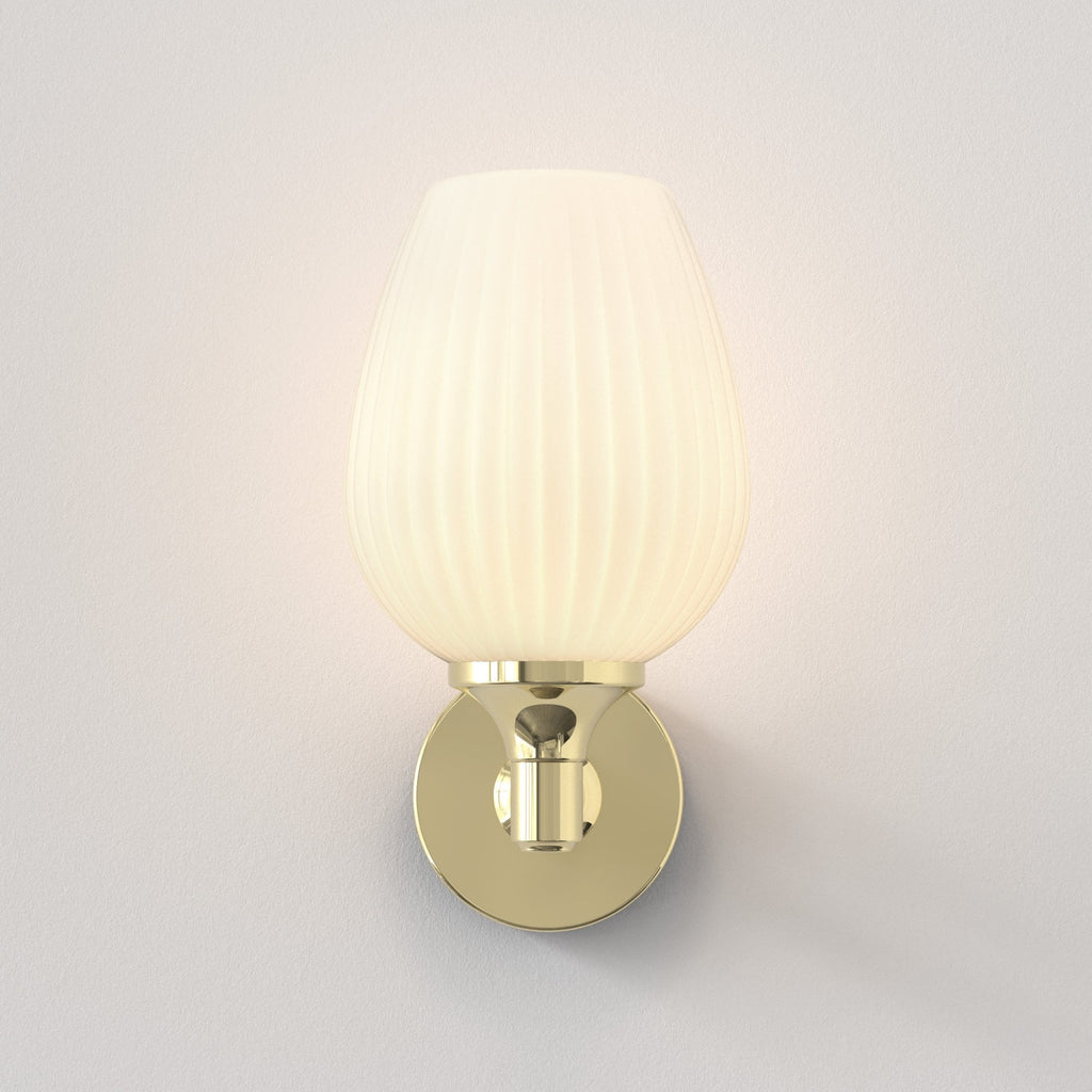 1485002 Liberty Bathroom 1 Light Wall Light Polished Brass