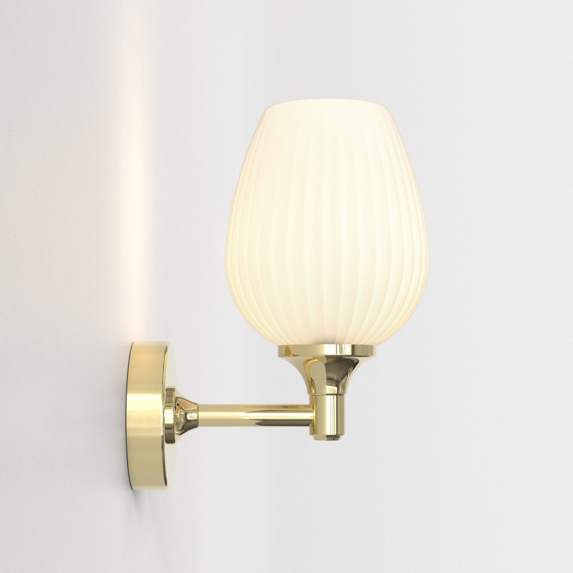 1485002 Liberty Bathroom 1 Light Wall Light Polished Brass