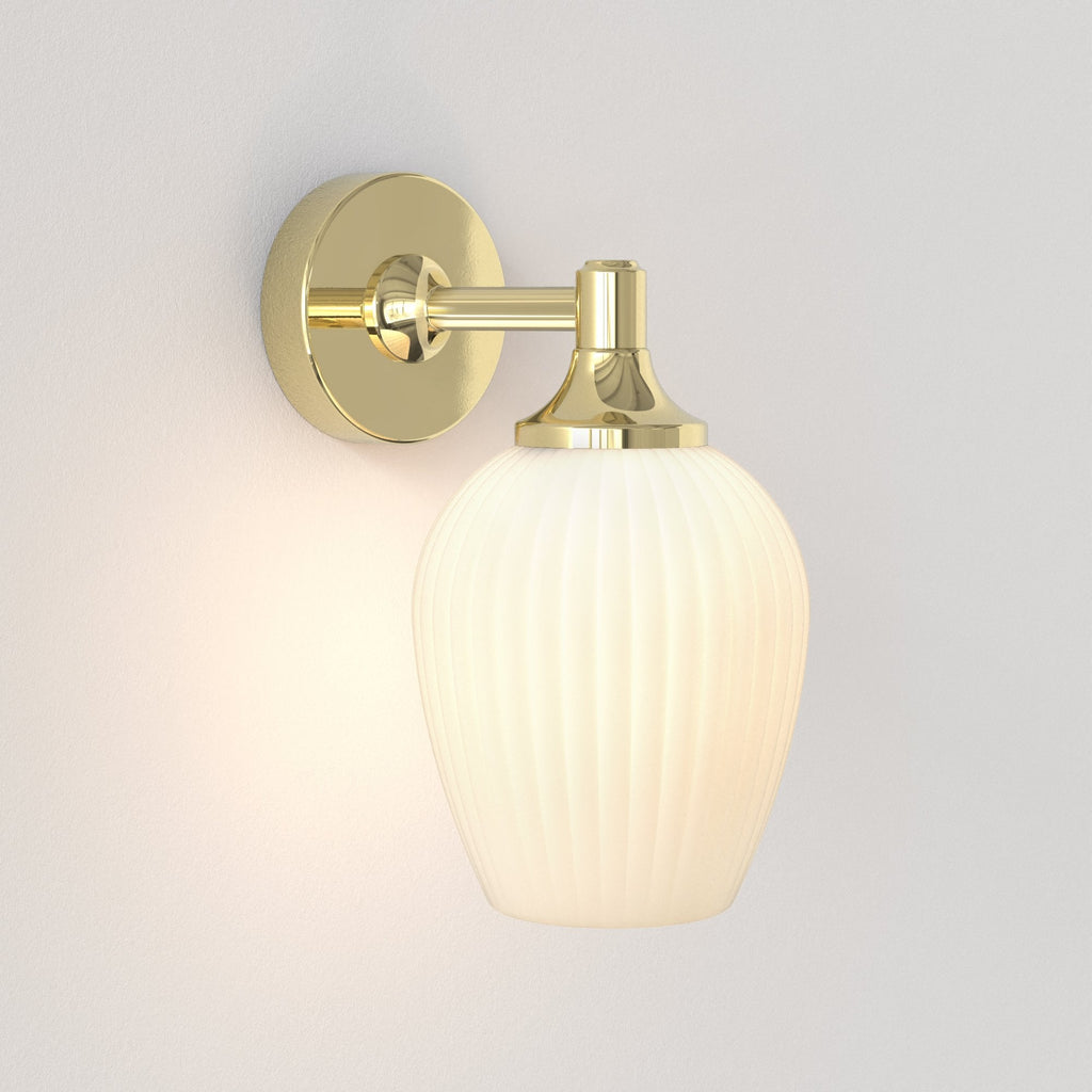 1485002 Liberty Bathroom 1 Light Wall Light Polished Brass
