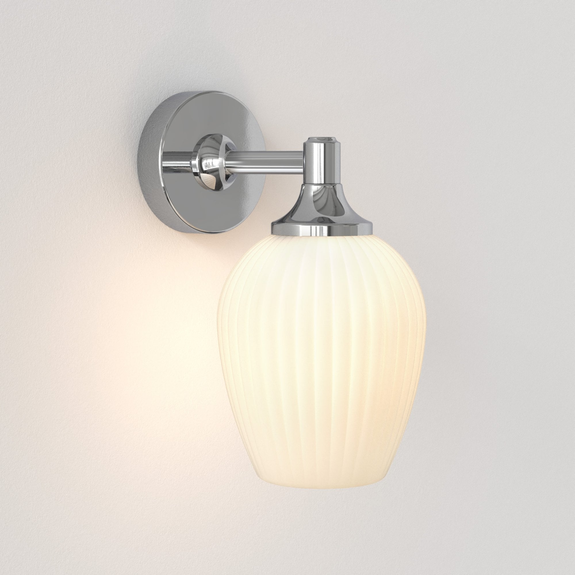 1485003 Liberty Bathroom 1 Light Wall Light Polished Chrome (S)