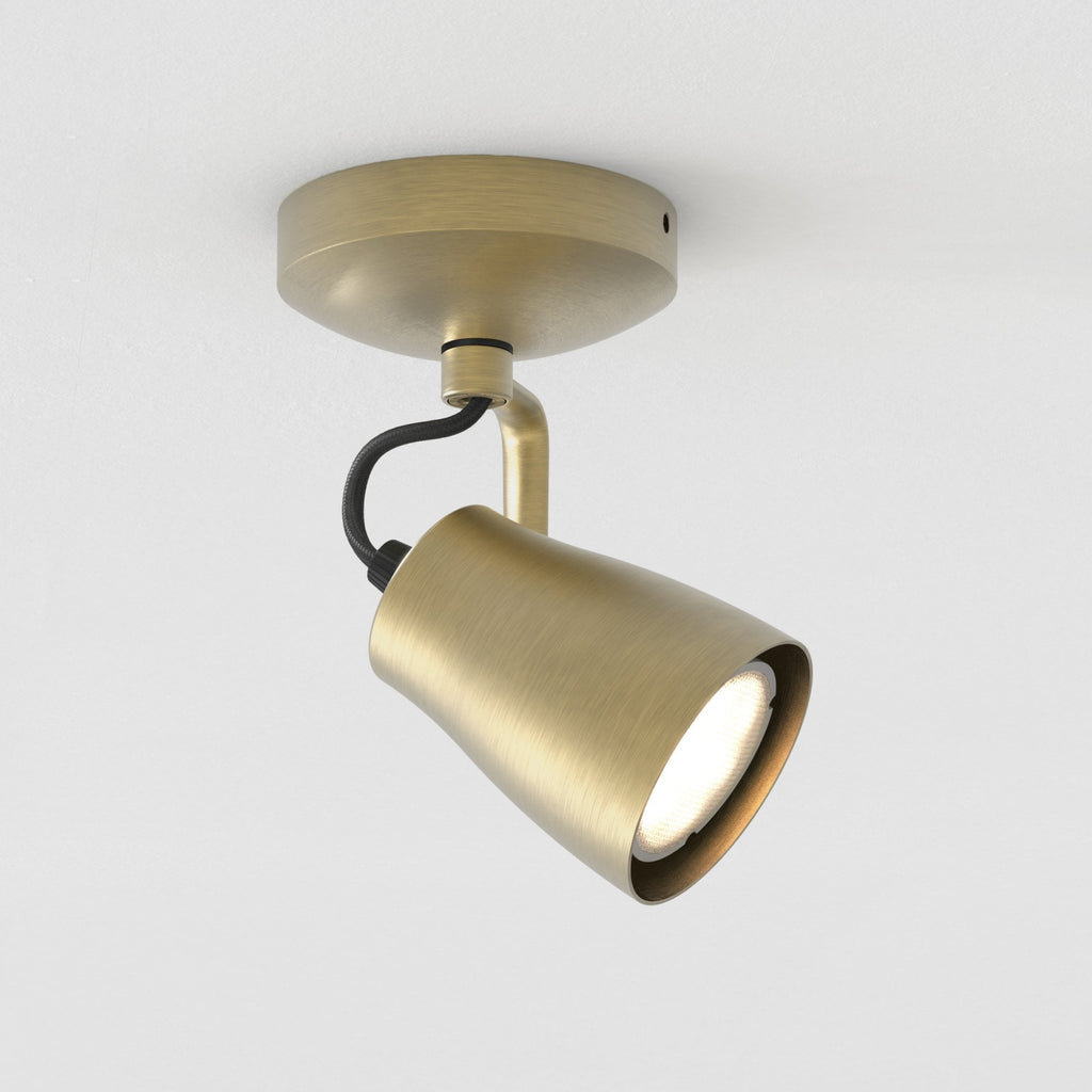 1487006 Juno 1 Light Spotlight Matt Brushed Brass