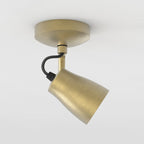 1487006 Juno 1 Light Spotlight Matt Brushed Brass