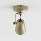 1487006 Juno 1 Light Spotlight Matt Brushed Brass