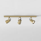 1487007 Juno 3 Light Spotlight Matt Brushed Brass