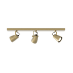 1487007 Juno 3 Light Spotlight Matt Brushed Brass